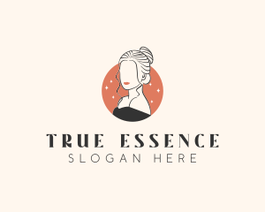 Female Hair Beauty logo design