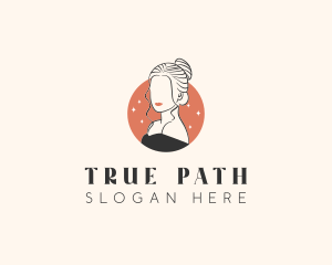 Female Hair Beauty logo design