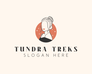 Female Hair Beauty logo design