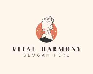 Female Hair Beauty logo design