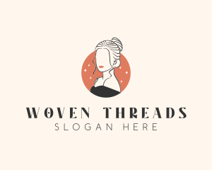 Female Hair Beauty logo design