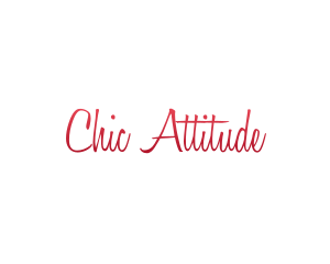Elegant Chic Calligraphy logo design