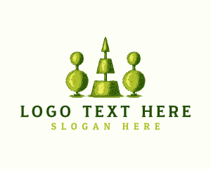 Landscaping Topiary Trees logo