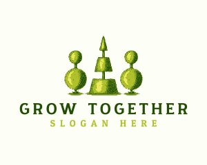 Landscaping Topiary Trees logo