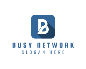 Business Marketing Letter B logo