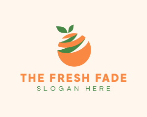 Orange Fruit Peel logo design