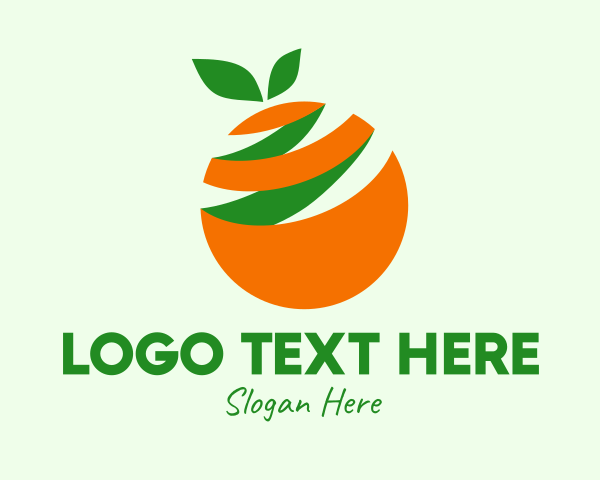 Organic Fruit logo example 1