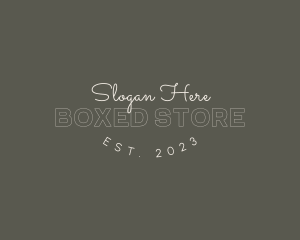 Simple Store Business logo design