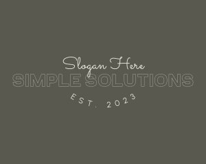 Simple Store Business logo design