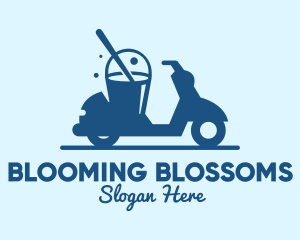 Mobile Cleaning Scooter Wash logo design