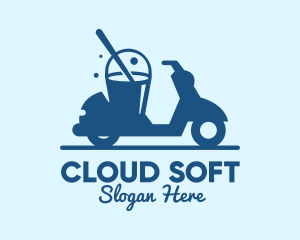 Mobile Cleaning Scooter Wash logo design