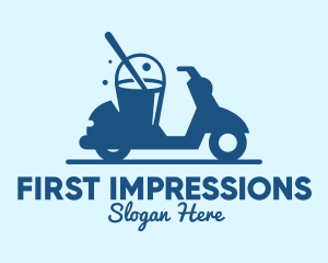 Mobile Cleaning Scooter Wash logo design