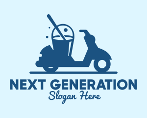 Mobile Cleaning Scooter Wash logo design