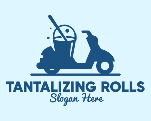 Mobile Cleaning Scooter Wash logo design