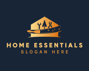 Gradient Home Builder logo design