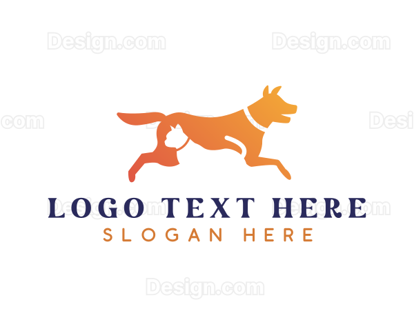 Cat Dog Veterinary Logo