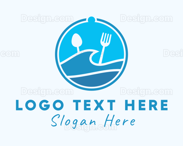 Beach Resort Restaurant Logo