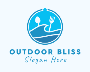 Beach Resort Restaurant logo design