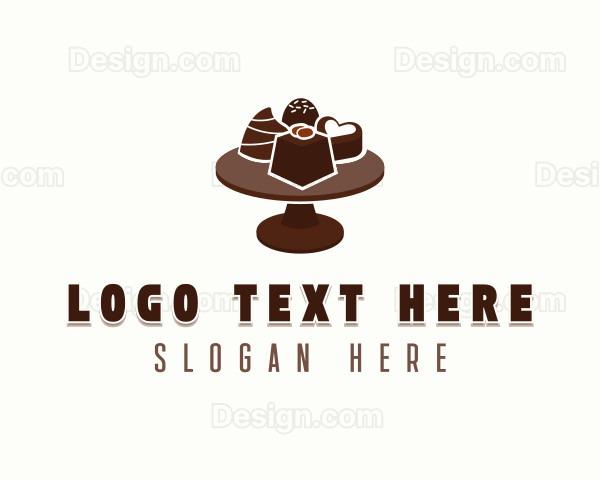 Chocolate Candies Pastry Logo