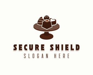 Chocolate Candies Pastry Logo