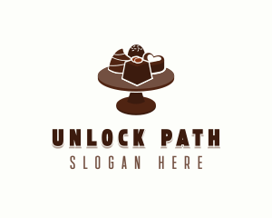 Chocolate Candies Pastry Logo