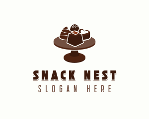 Chocolate Candies Pastry logo design