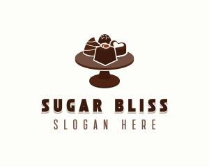 Chocolate Candies Pastry logo design