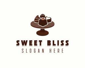 Chocolate Candies Pastry logo design