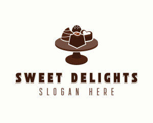 Chocolate Candies Pastry logo design