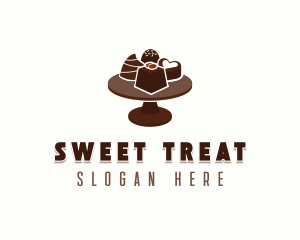 Chocolate Candies Pastry logo design