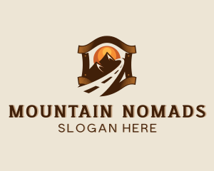 Travel Mountain Road logo design