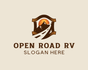 Travel Mountain Road logo design