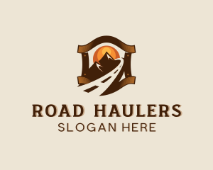 Travel Mountain Road logo design