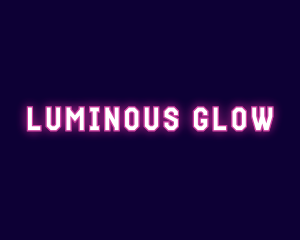 Neon Glow Festival logo design