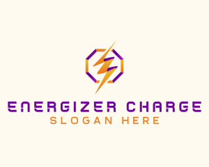 Lightning Power Bolt  logo design