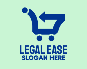 Fast Supermarket Cart  Logo