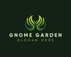 Leaf Garden Lawn logo design