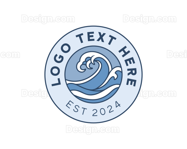 Ocean Wave Tourism Logo