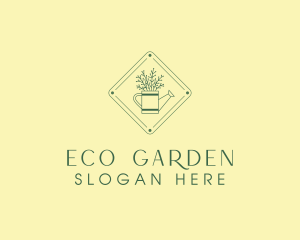 Vintage Plant Watering Can logo