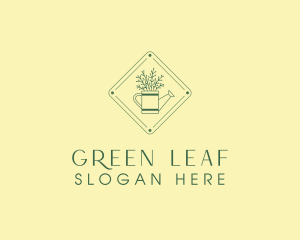 Vintage Plant Watering Can logo