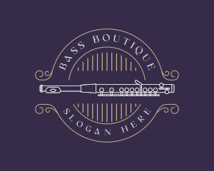 Flute Bassoon Musical Instrument logo
