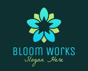 Flower Bloom Garden logo design