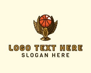 Basketball Eagle Trophy League Logo