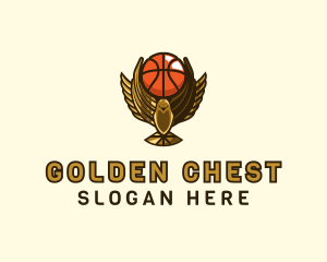 Basketball Eagle Trophy League logo design