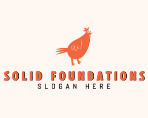 Chicken Poultry Farm Logo