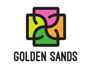 Sand Glass Flower logo