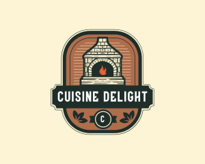 Oven Kiln Baking logo design