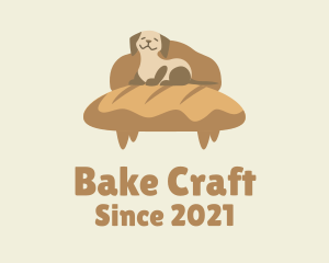 Dog Bread Couch logo design