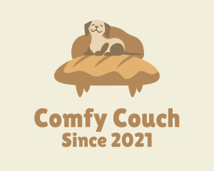 Dog Bread Couch logo design