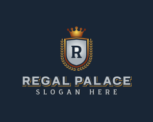 Crown Shield Hotel logo design